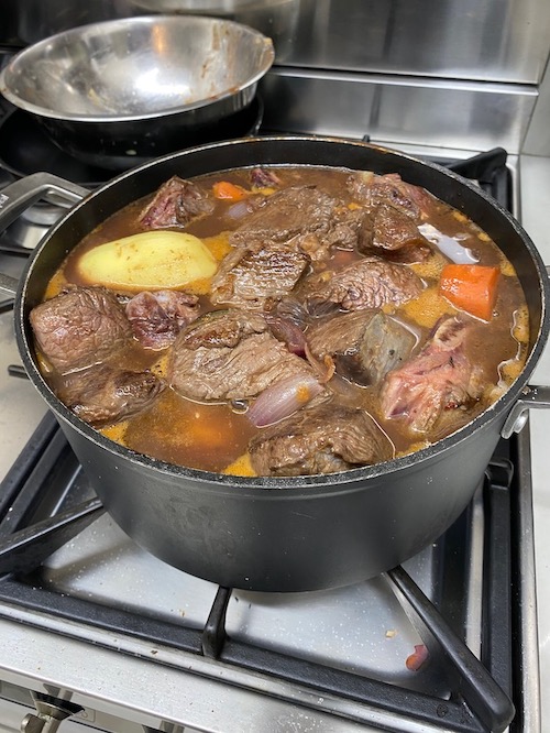 Red wine short-ribs photo