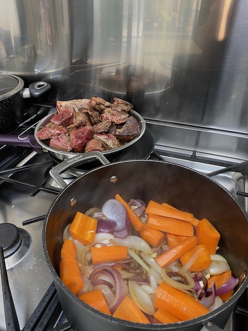 Red wine short-ribs photo