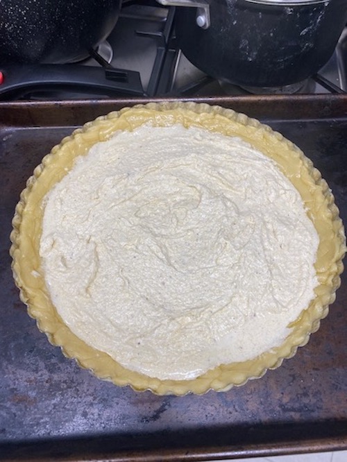 apricot frangipane tart photo