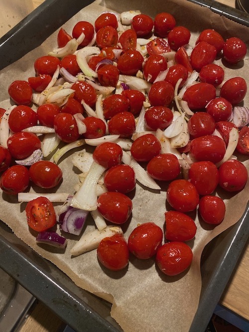 cherry tomato sauce photo