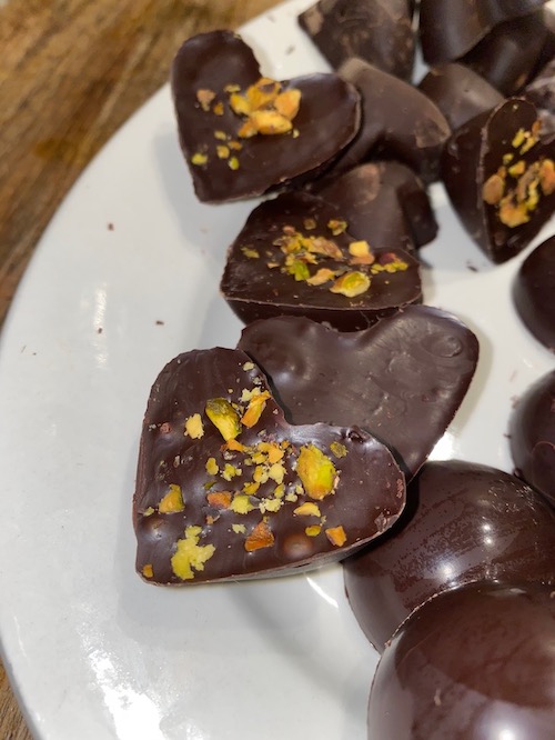 chocolate bonbons photo