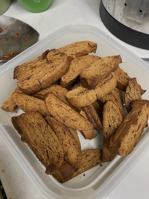 gingerbread biscotti photo