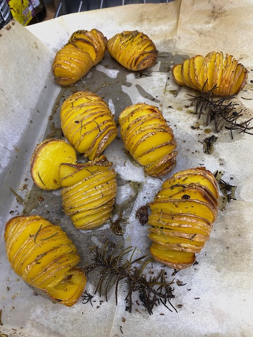 hasselback potatoes photo