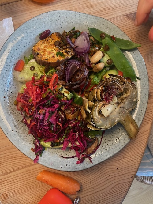 roasted artichokes photo