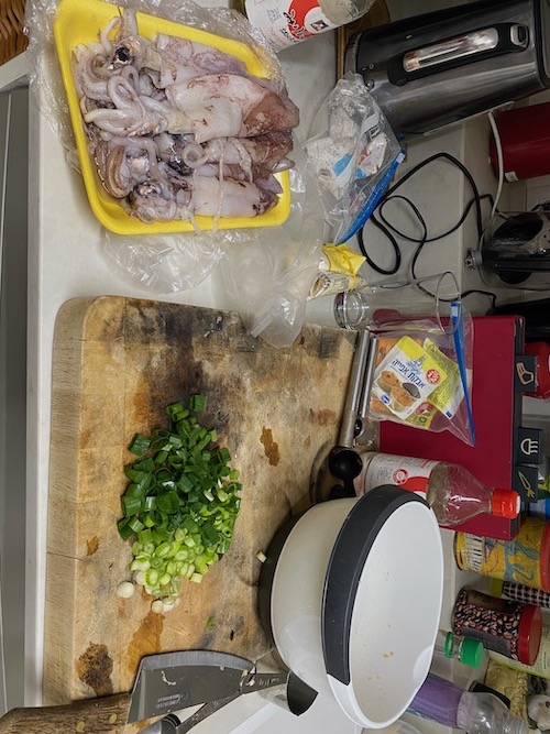 squid scallion pancakes photo